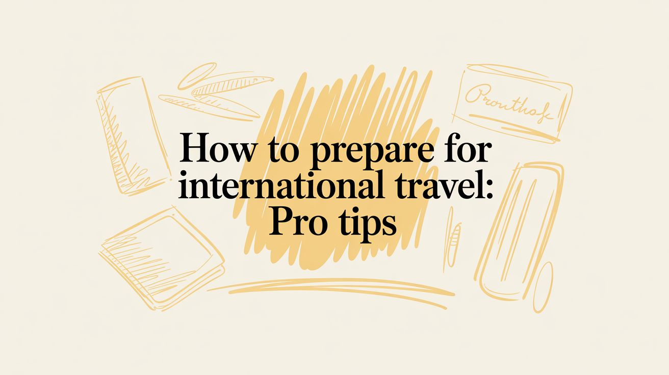 How to Prepare for International Travel: Pro Tips