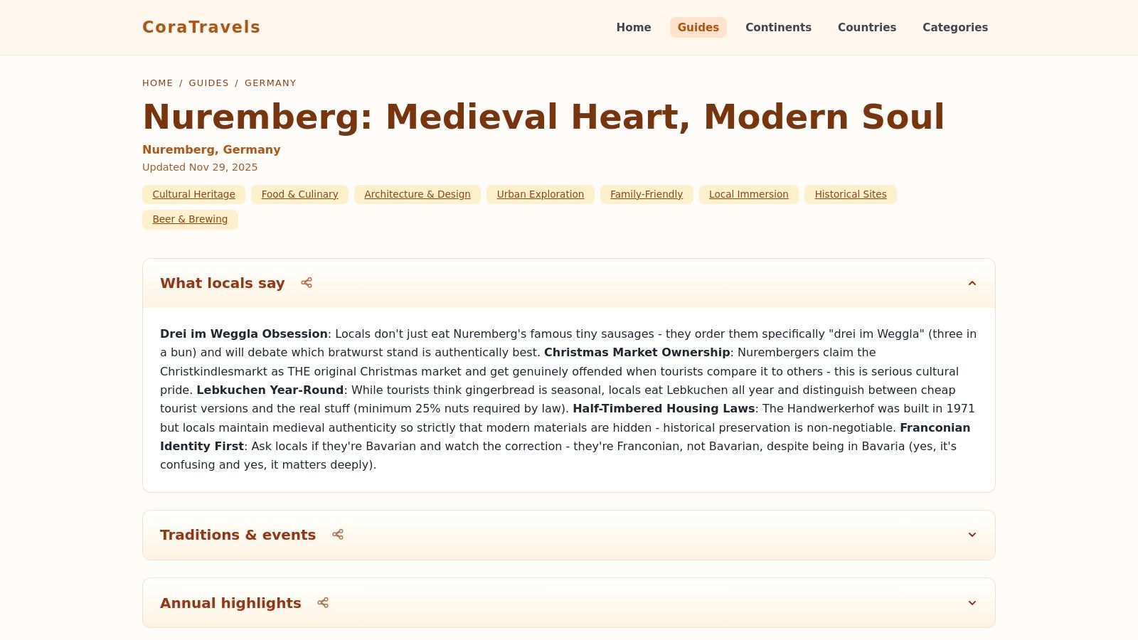 Guides - Nuremberg Medieval Heart Modern Soul