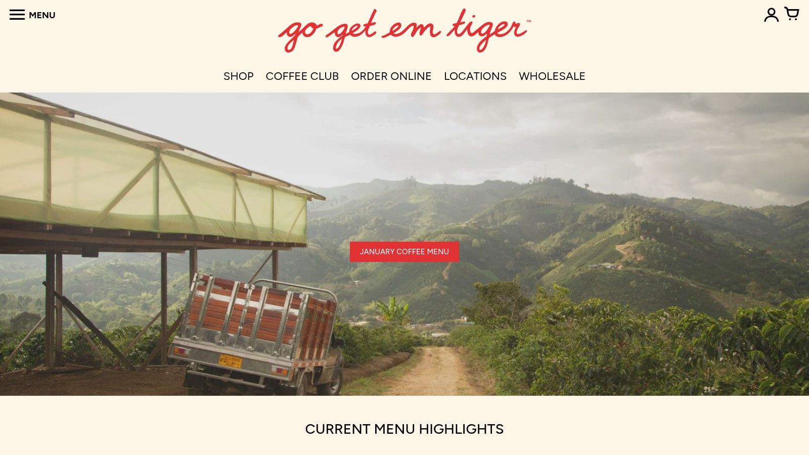 Go Get Em Tiger (GGET) beans at the source