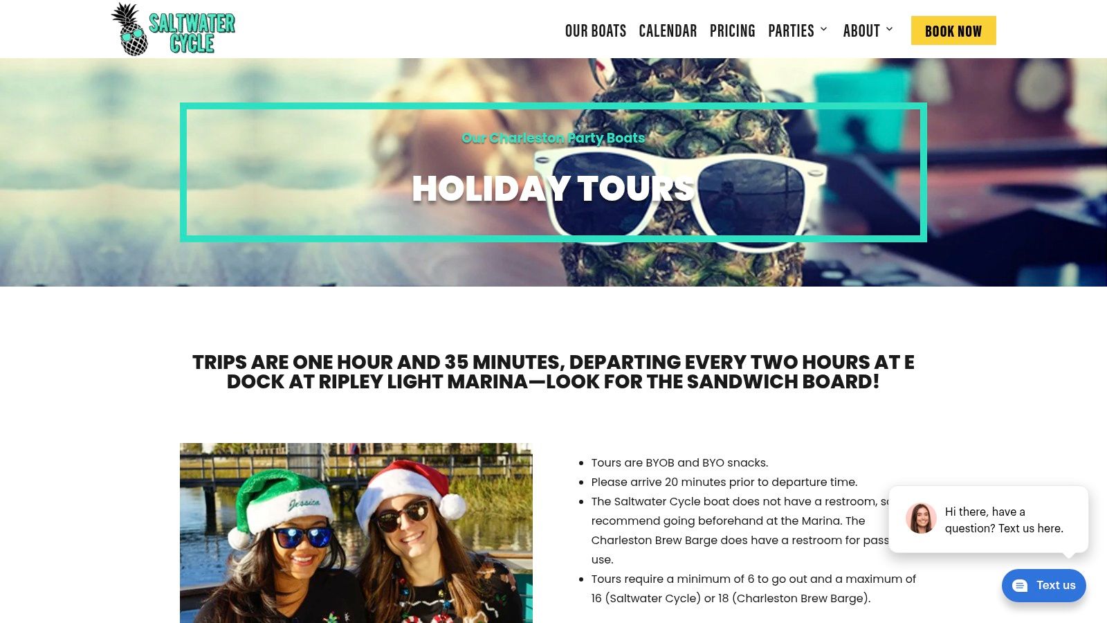 Saltwater Cycle (Party Boat) / Eventbrite listing