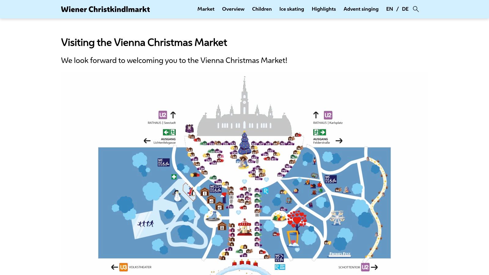 Christkindlmarkt Vienna (Official) / Vienna Tourist Board events
