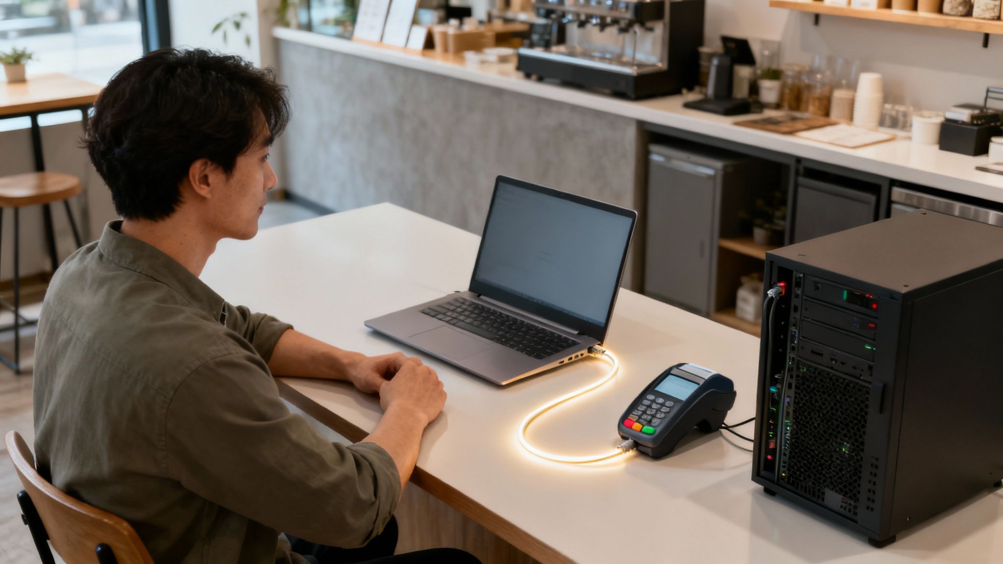 A team of IT support professionals collaborating in a modern office environment.