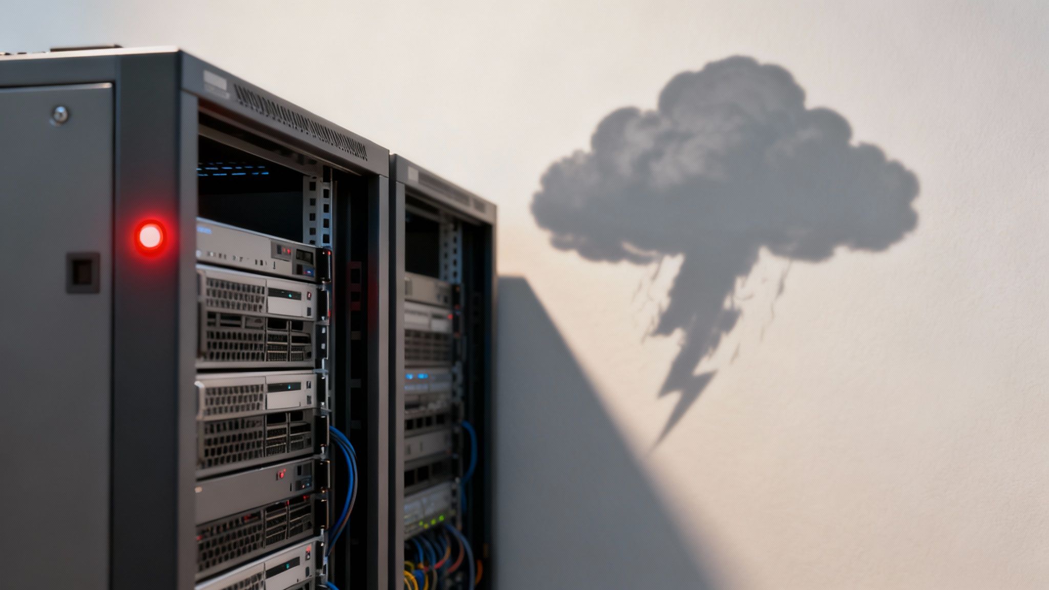A team of professionals collaborating around a table, reviewing documents and working on laptops, symbolizing the strategic planning involved in disaster recovery.