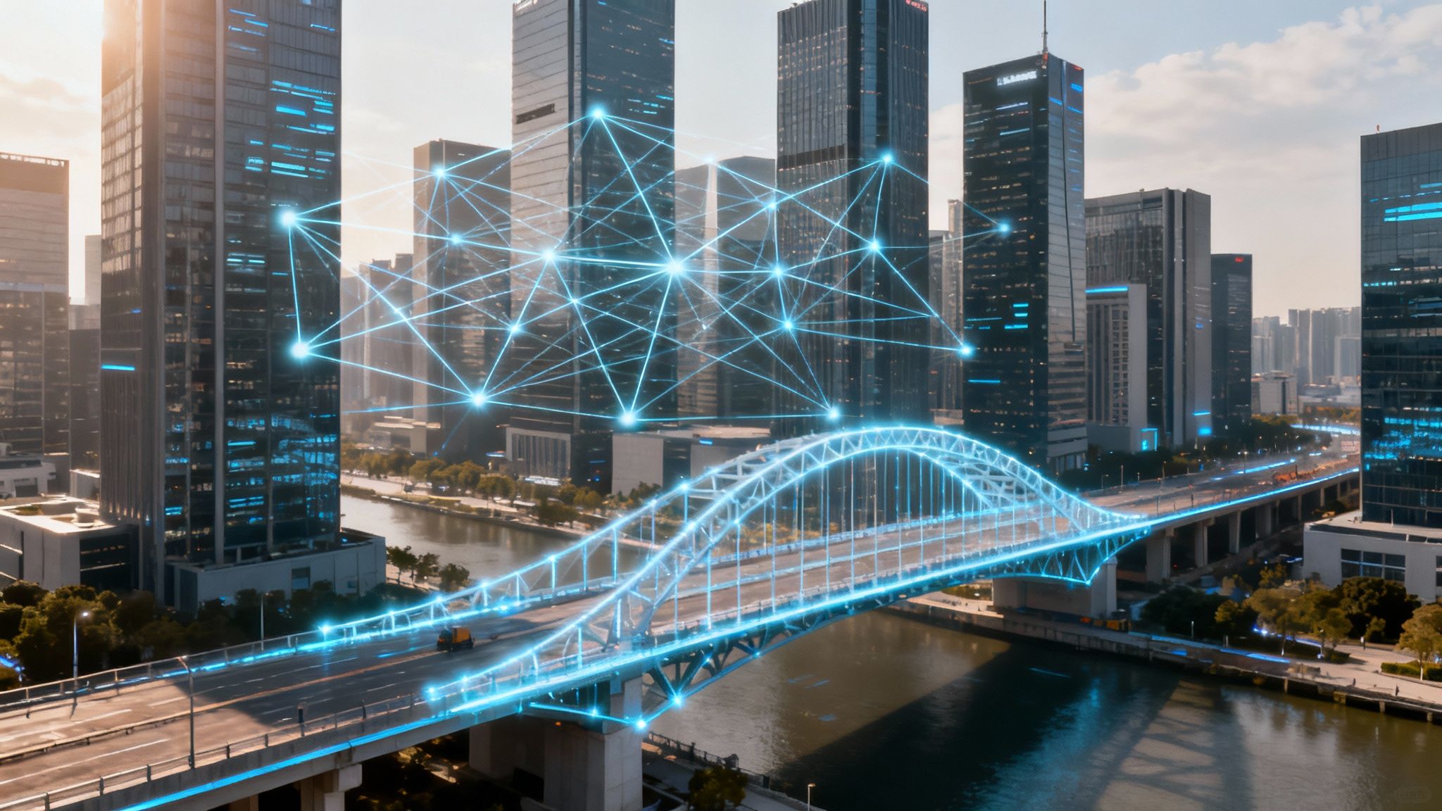 A team of cybersecurity professionals collaborating around a large digital interface displaying network maps and security data, representing the vulnerability management process.
