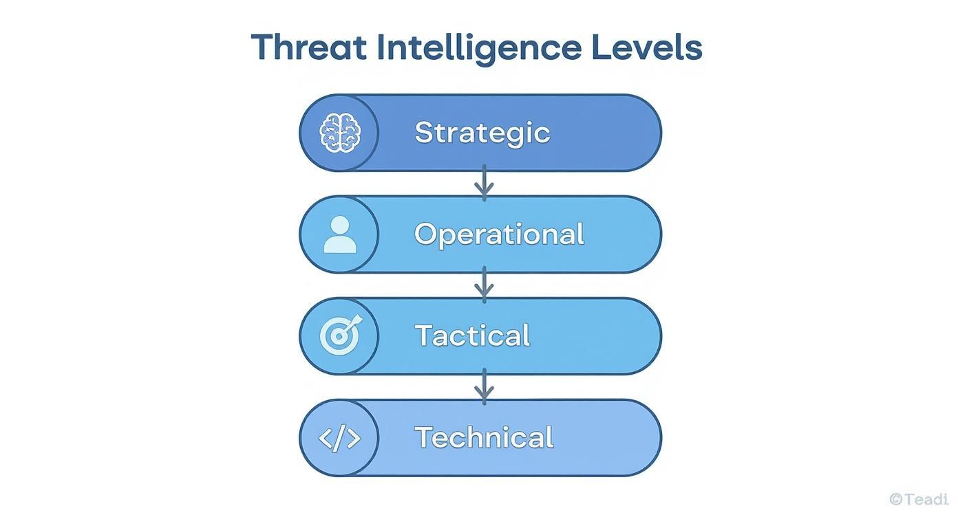 Infographic about what is threat intelligence