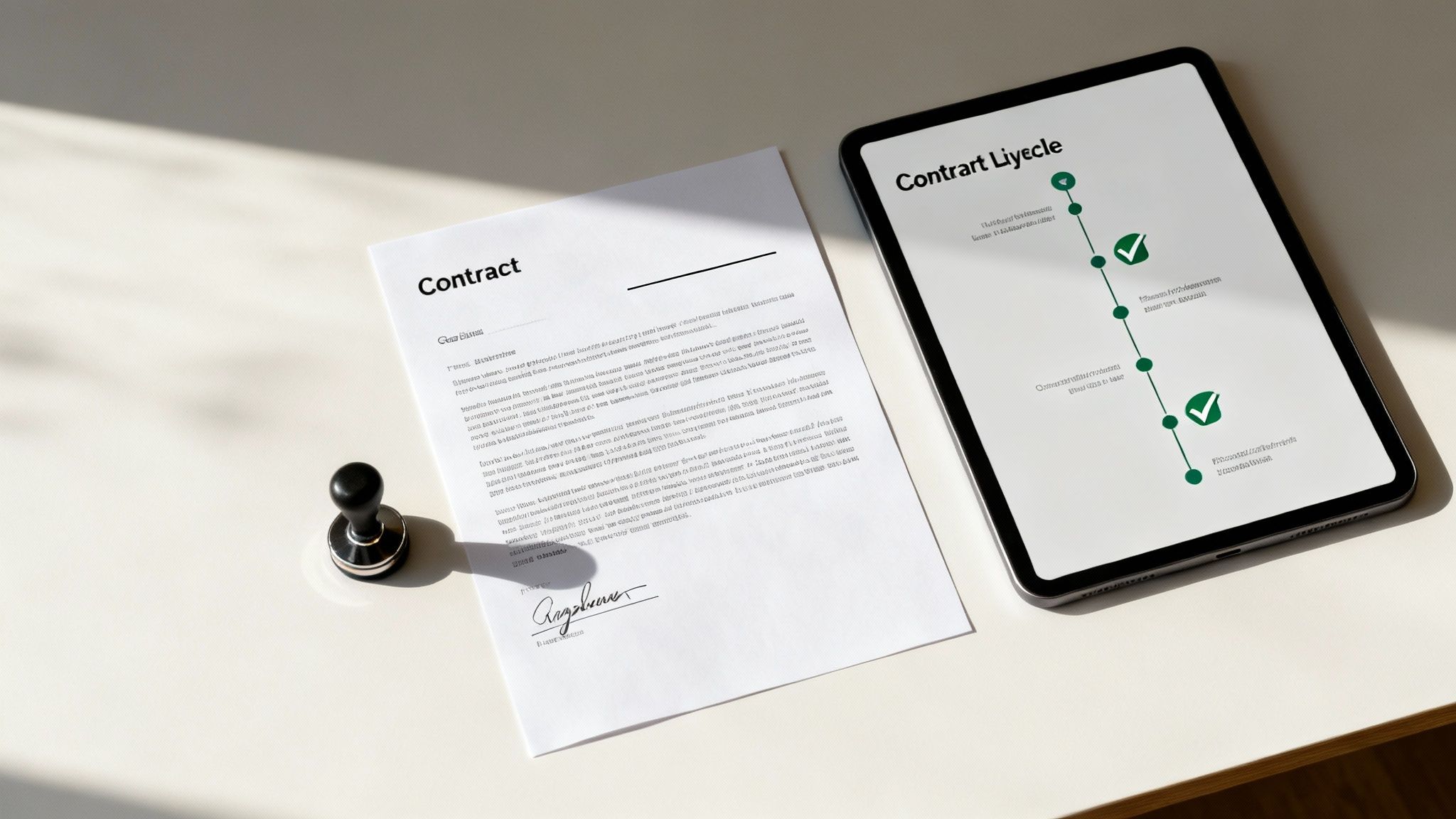 Create a Formal Contract Management Process