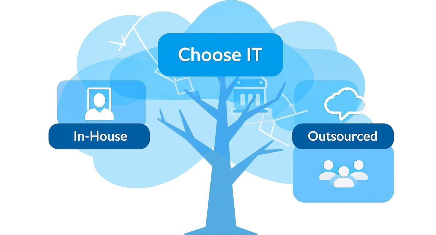 Infographic about it support for small business