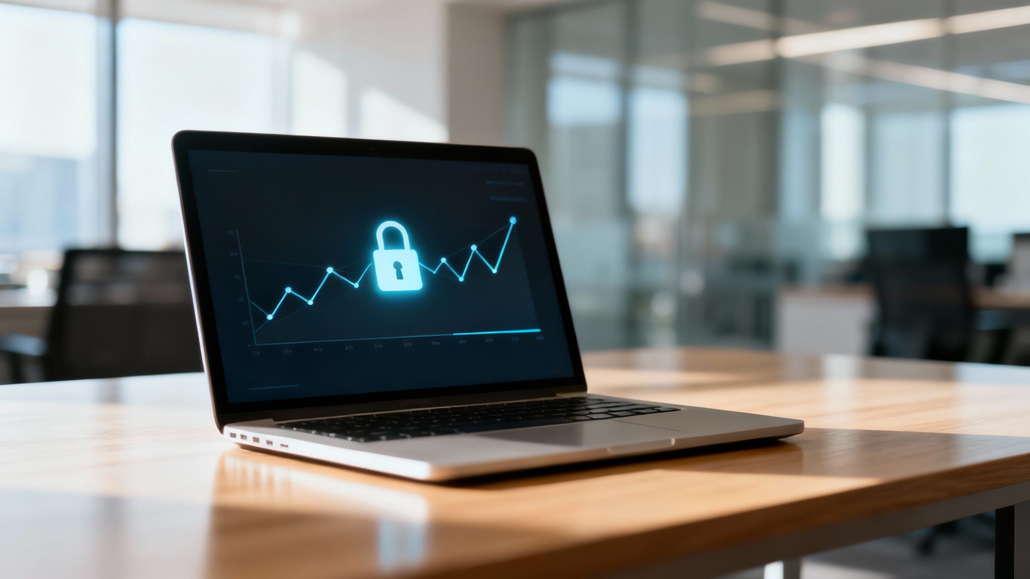 A network operations center with multiple screens showing data visualizations and network maps.