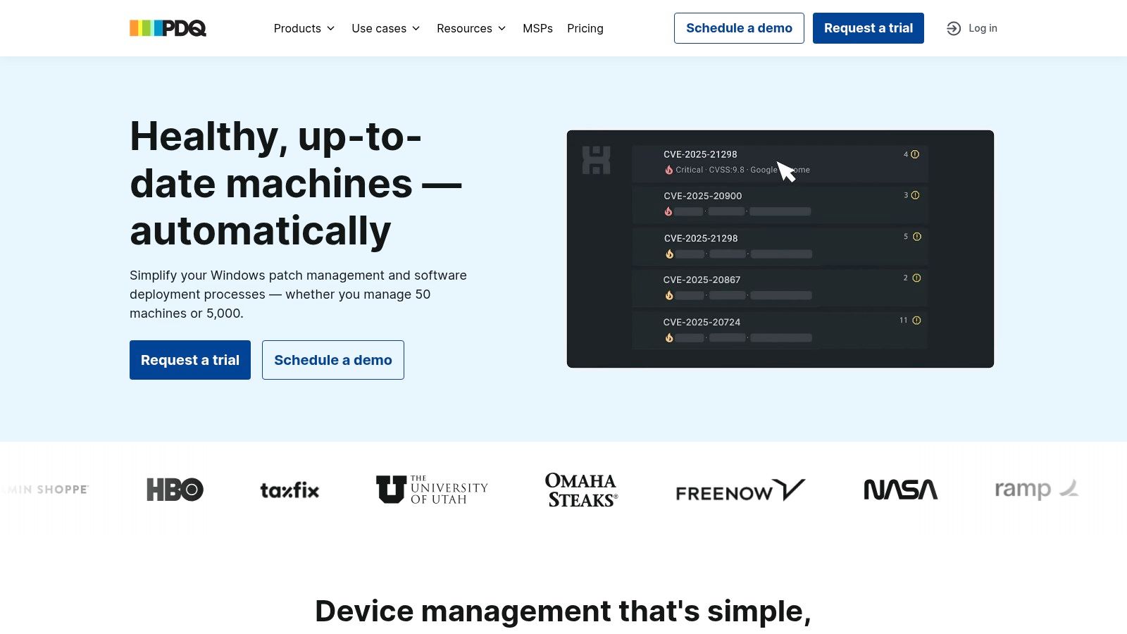 PDQ (PDQ Connect; PDQ Deploy & Inventory)