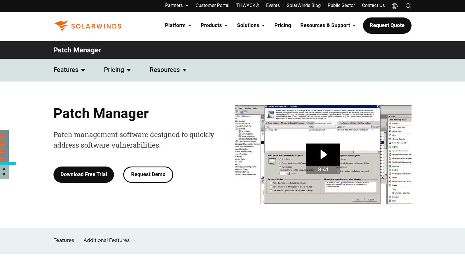 SolarWinds Patch Manager