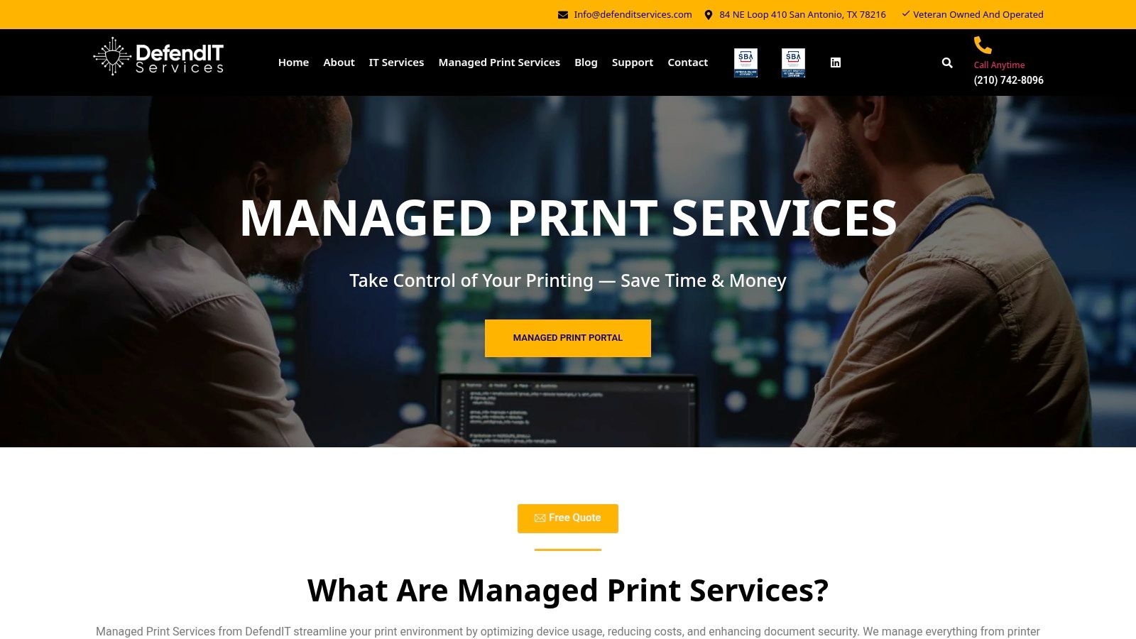 Managed Print Services by Defend IT Services: The All-in-One Solution