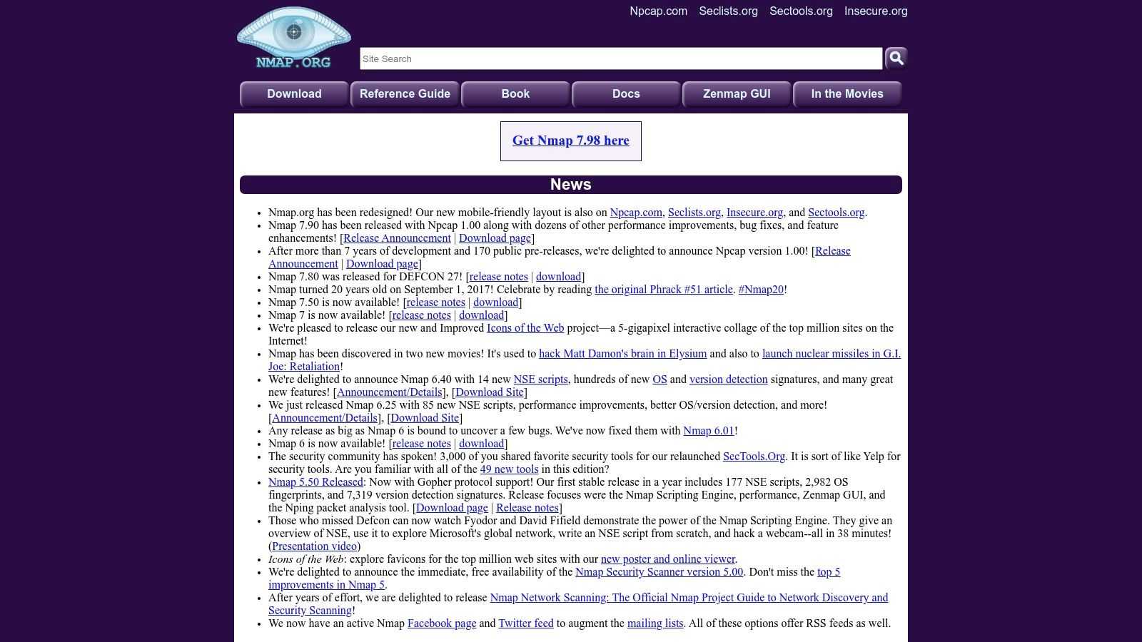 Nmap (with NSE vulnerability scripts)