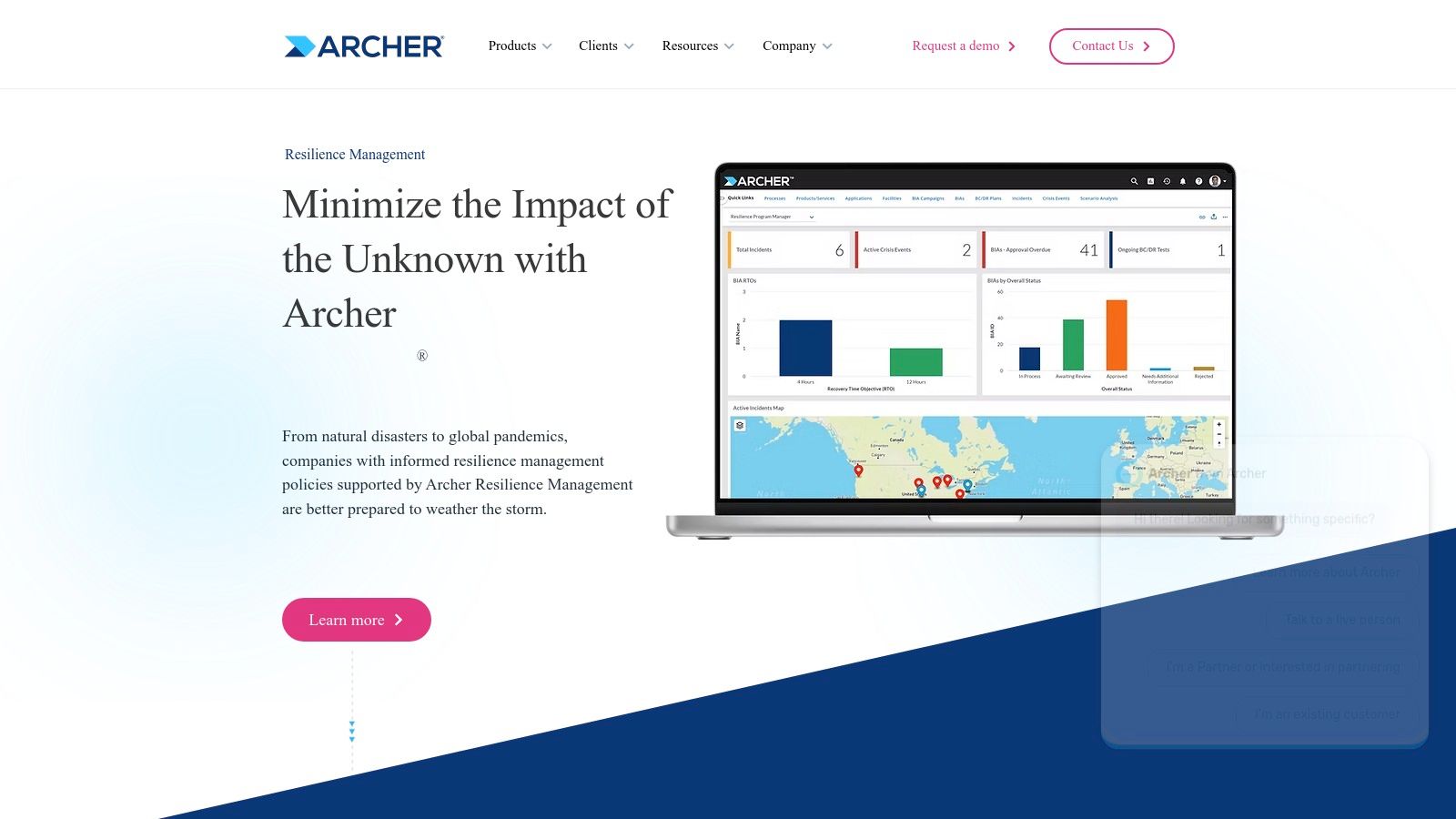 Archer – Business Resiliency / Resilience Management