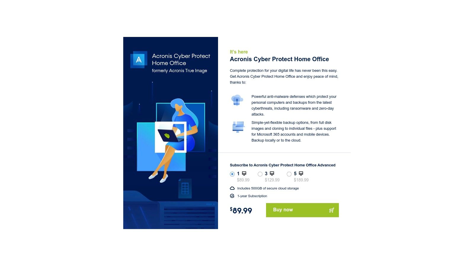 Acronis Cyber Protect Home Office