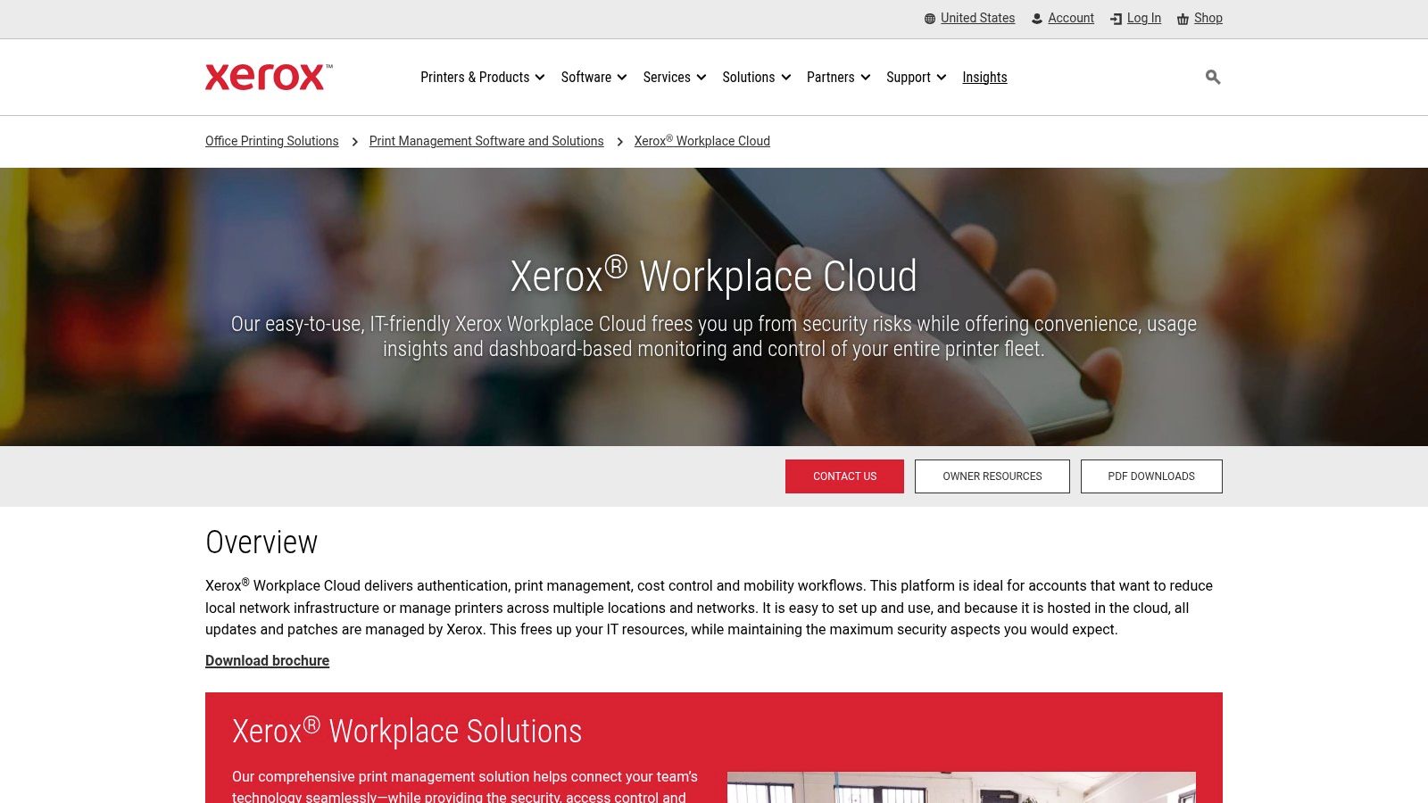 Xerox Workplace Solutions (Cloud and Suite)