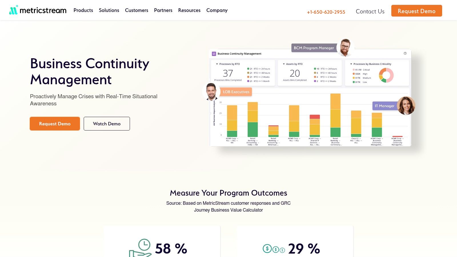 MetricStream – Business Continuity Management