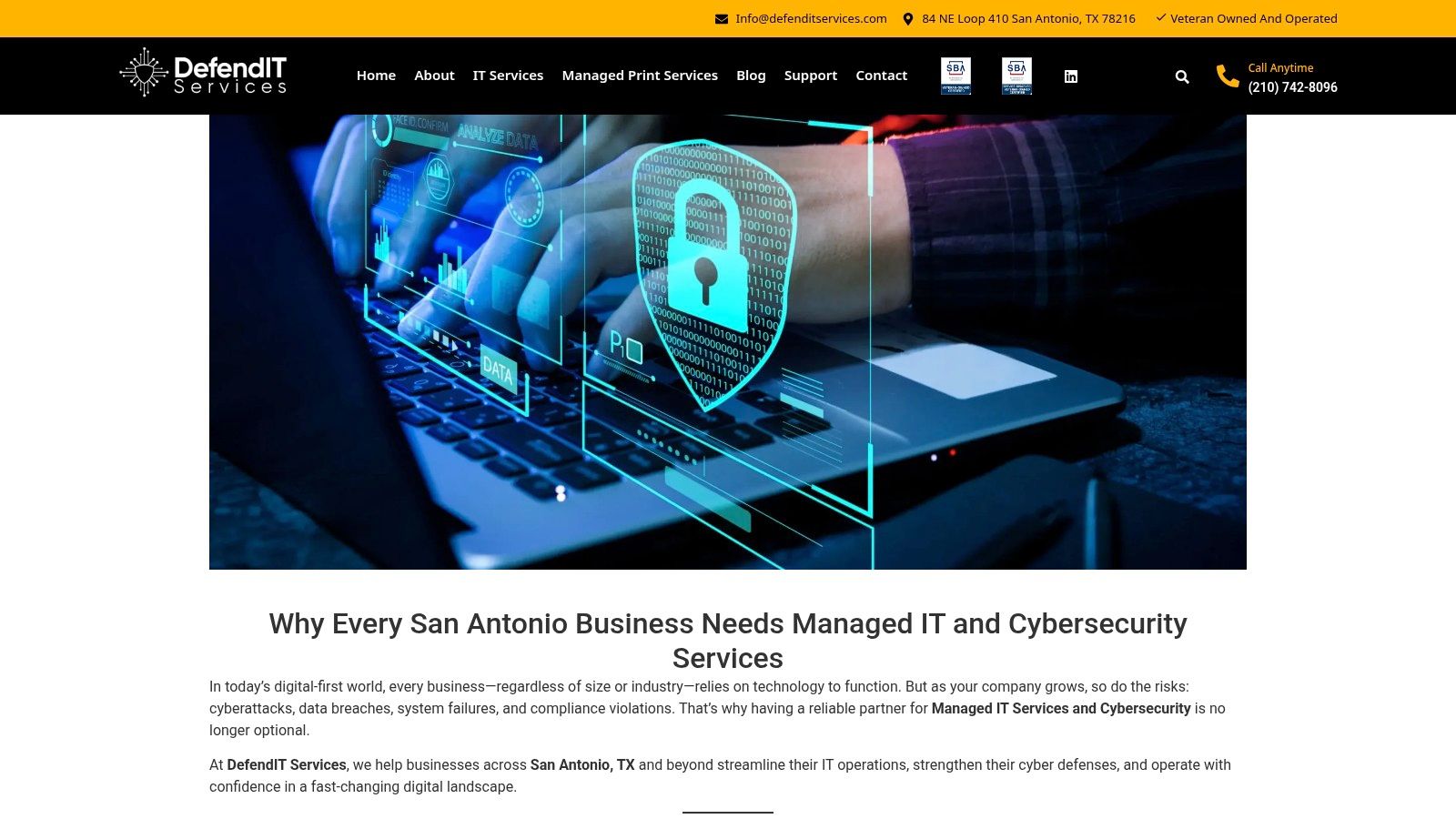 Why Every San Antonio Business Needs Managed IT and Cybersecurity Services