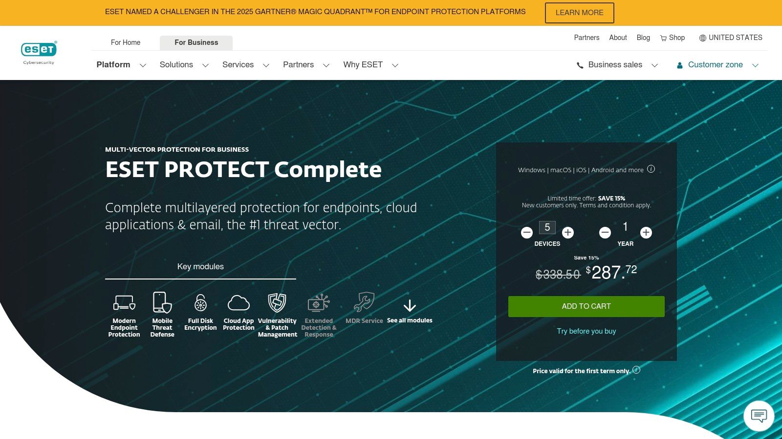 ESET – ESET PROTECT Complete (Business)