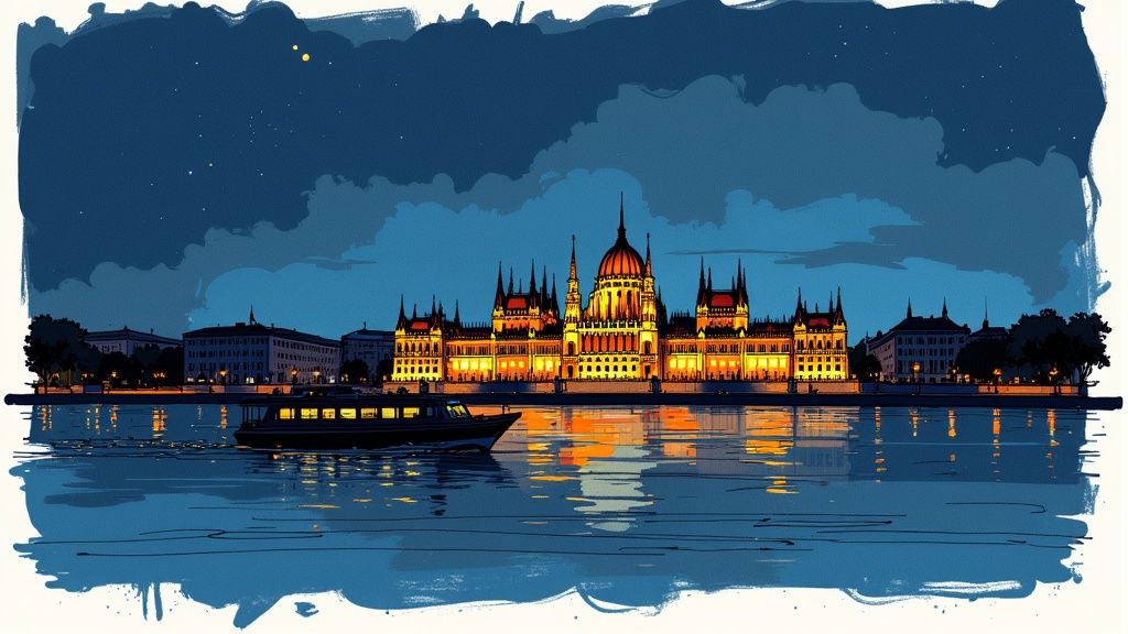 Danube River Cruise & Parliament Building Views