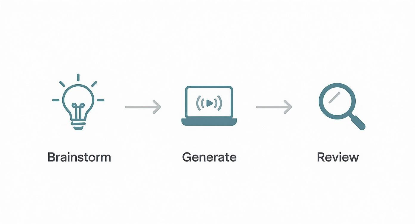 Infographic about ai content creation for social media