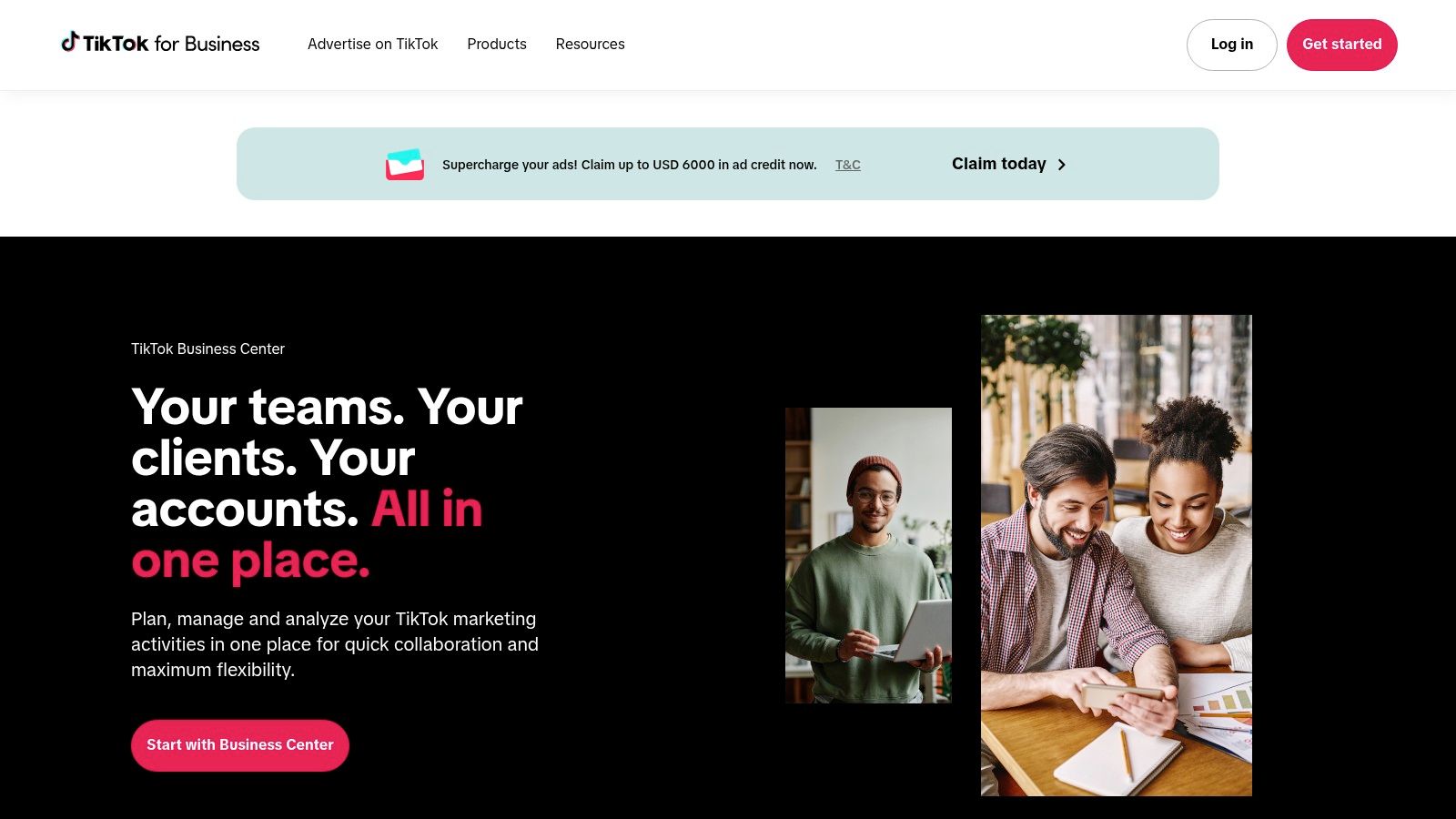 TikTok Business Center / Ads Manager