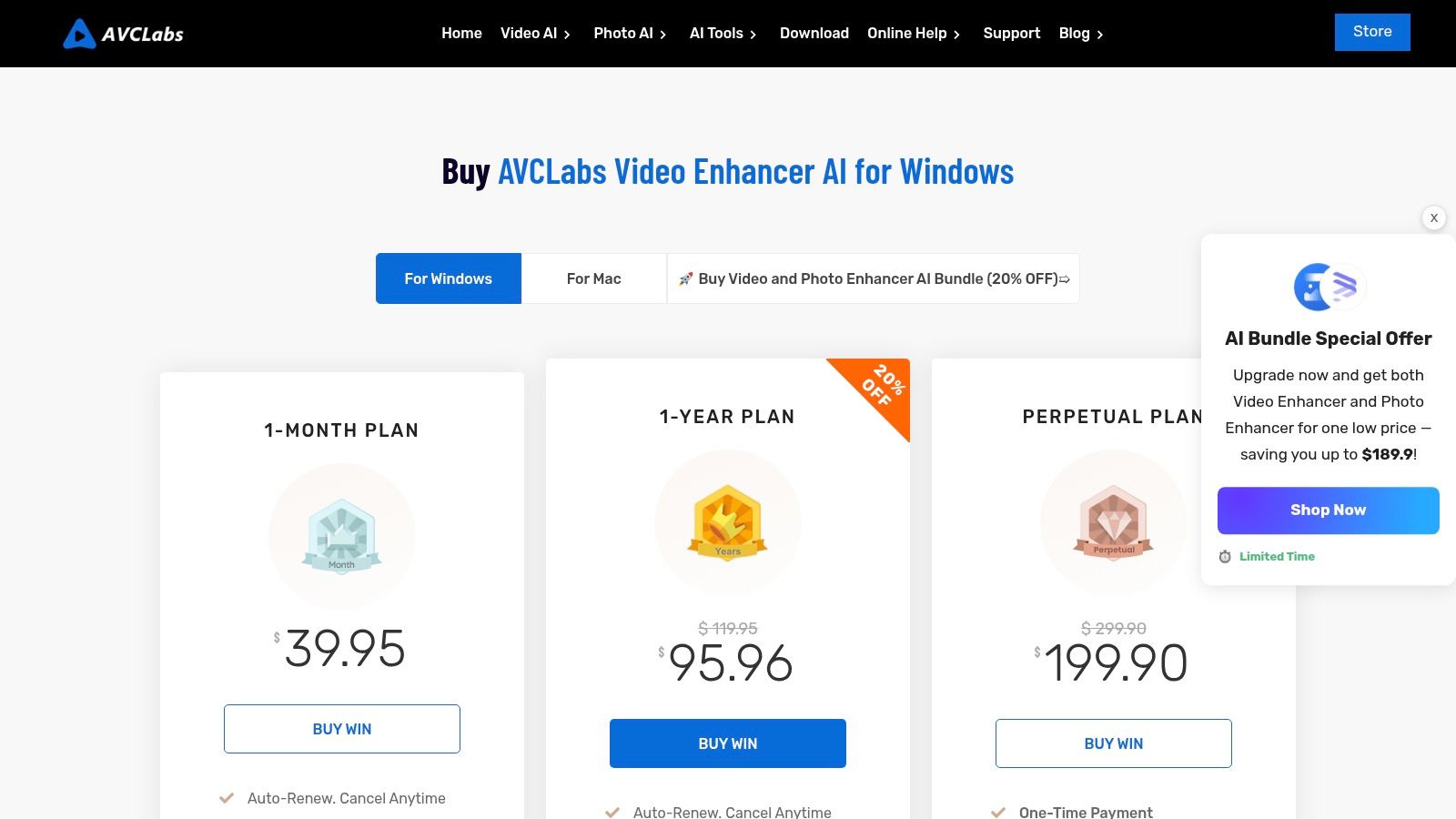 AVCLabs — Video Enhancer AI