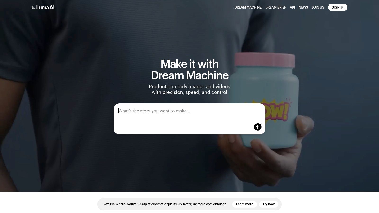 A futuristic AI-generated scene, demonstrating the visual capabilities of Luma AI’s Dream Machine.