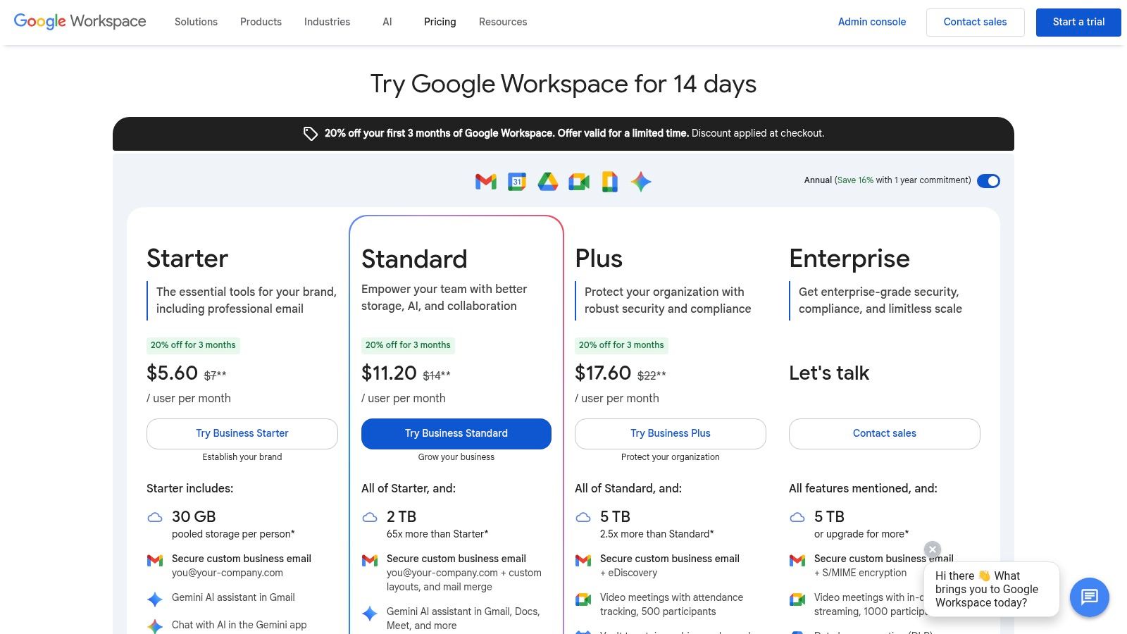 Google — Workspace with Gemini