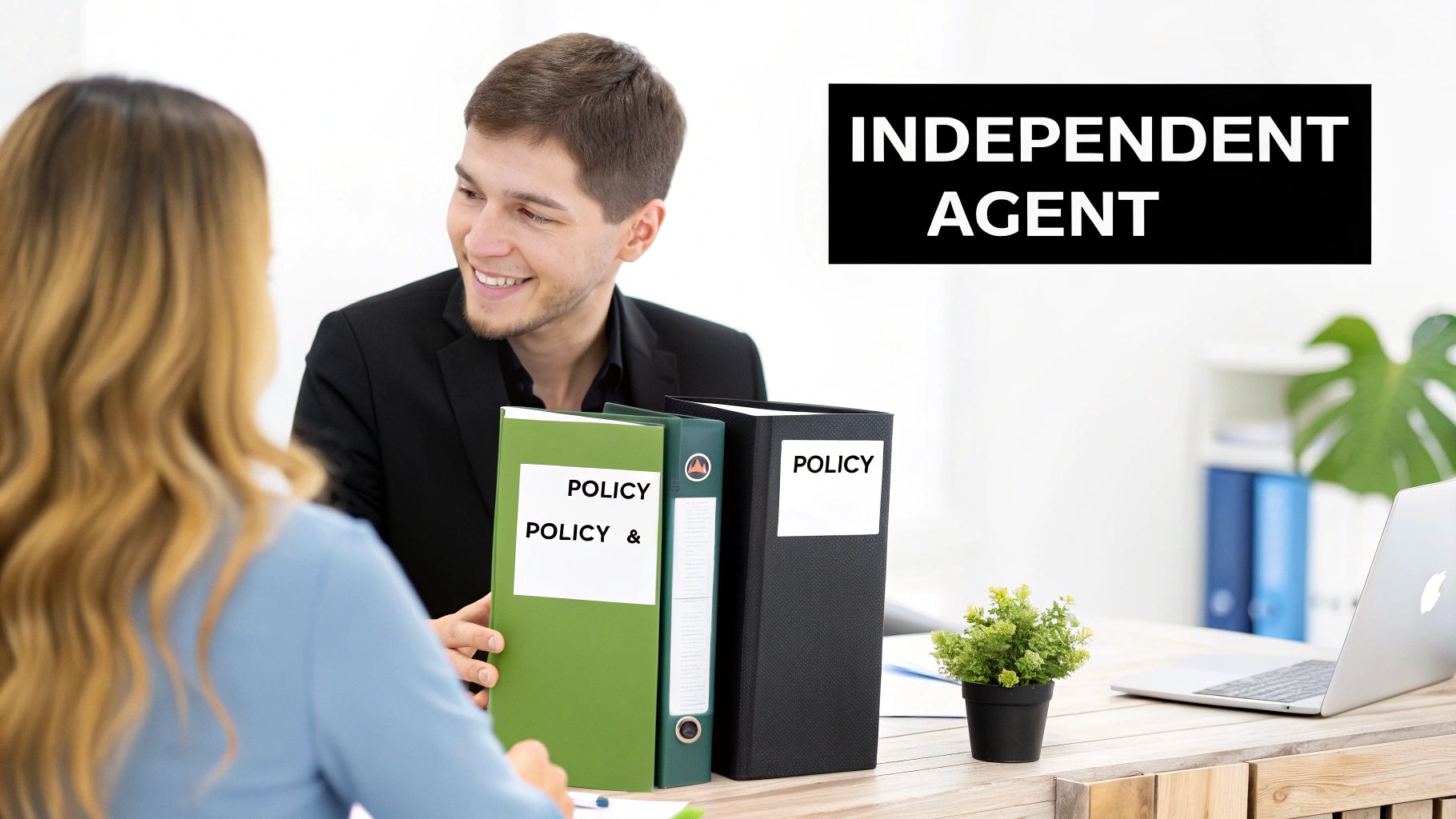 what is an independent insurance agency independent agent What Is an Independent Insurance Agency A Guide to How They Work Think of an independent insurance agency as your personal shopper for insurance policies. Instead of being limited to one brand, they bring you multiple options from various carriers. It's the difference between shopping at a versatile marketplace versus a single brand's storefront. An independent insurance agent smiling while discussing policy binders with a client at a desk.