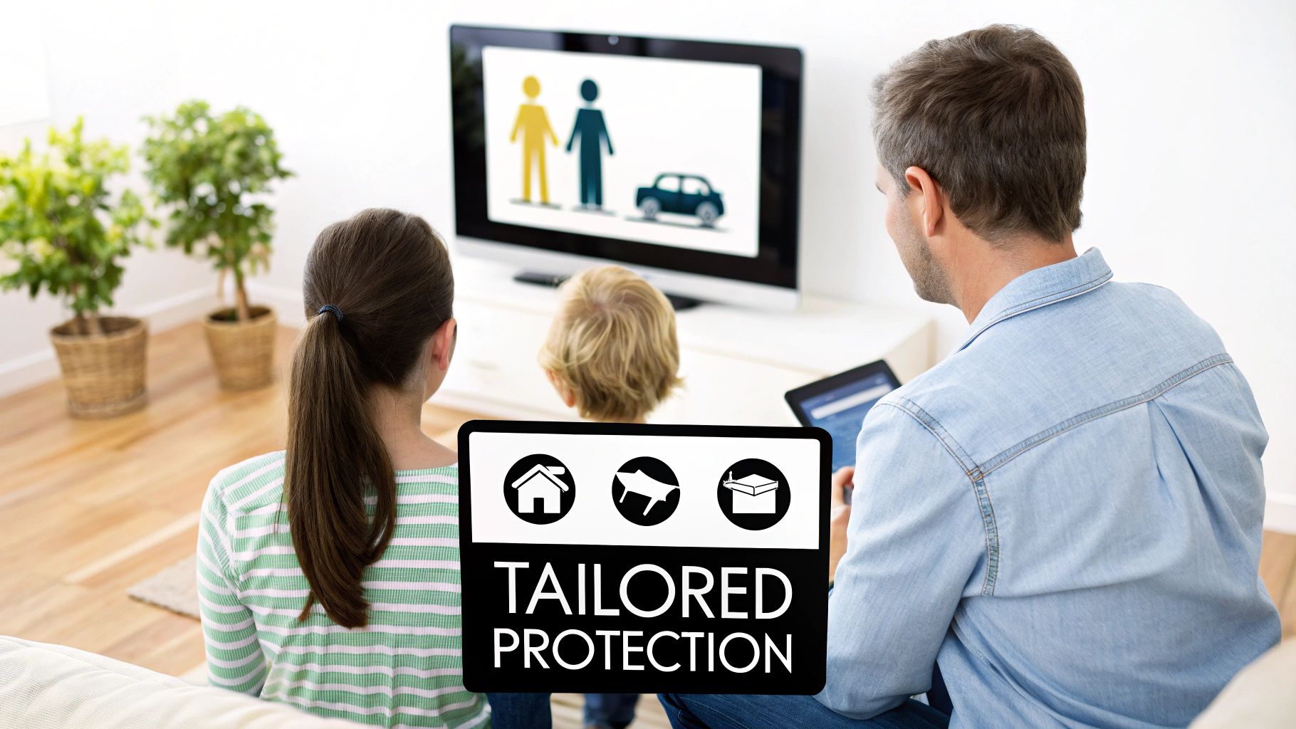 what is an independent insurance agency family protection What Is an Independent Insurance Agency A Guide to How They Work Think of an independent insurance agency as your personal shopper for insurance policies. Instead of being limited to one brand, they bring you multiple options from various carriers. It's the difference between shopping at a versatile marketplace versus a single brand's storefront. Rear view of a family looking at a screen with insurance icons and a tablet displaying 'TAILORED PROTECTION'.