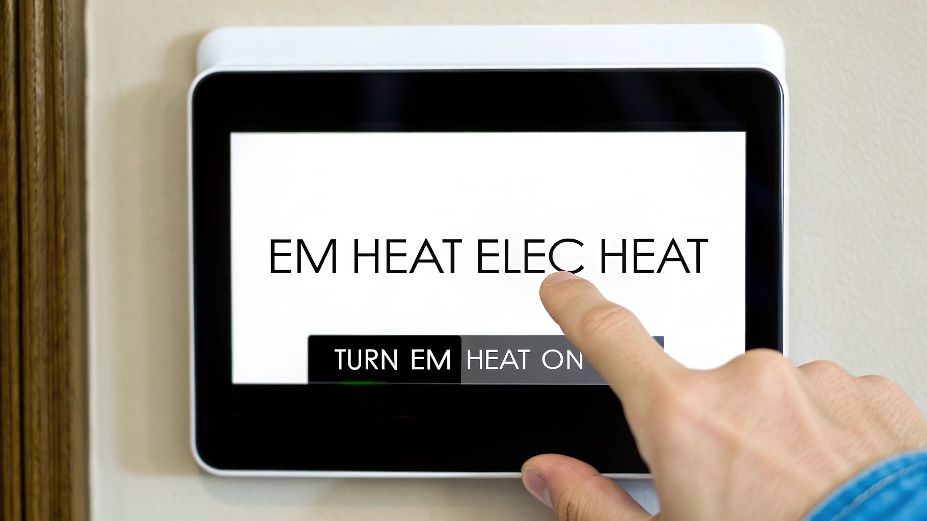 Heat Setting Button What Is Emergency Heat Mode and When Should You Use It?