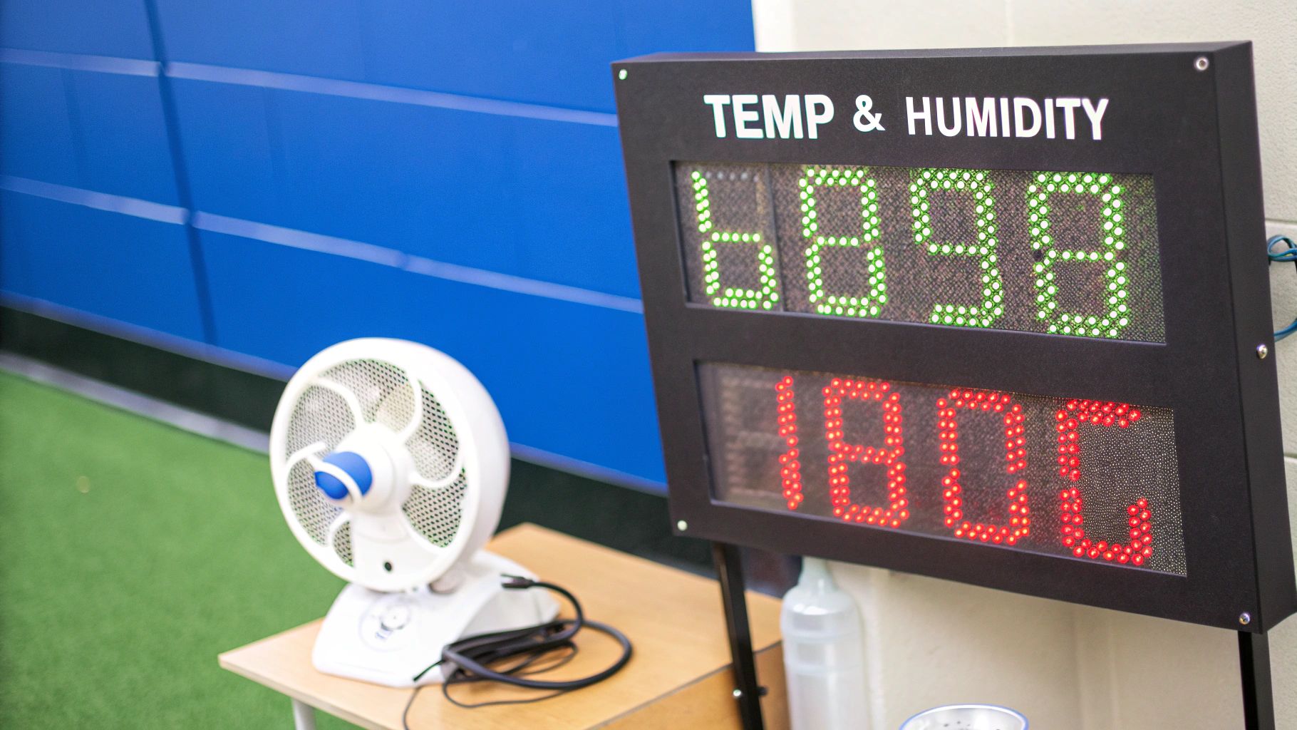 DIY Incubator with thermometer and hygrometer