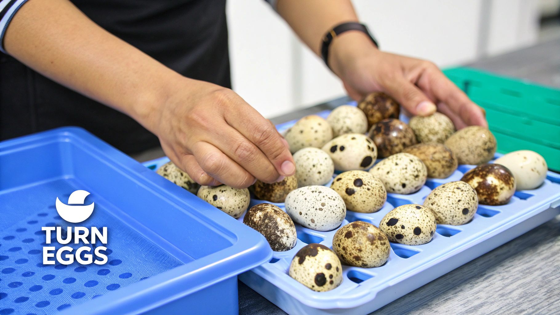 Mirage d'un œuf de caille