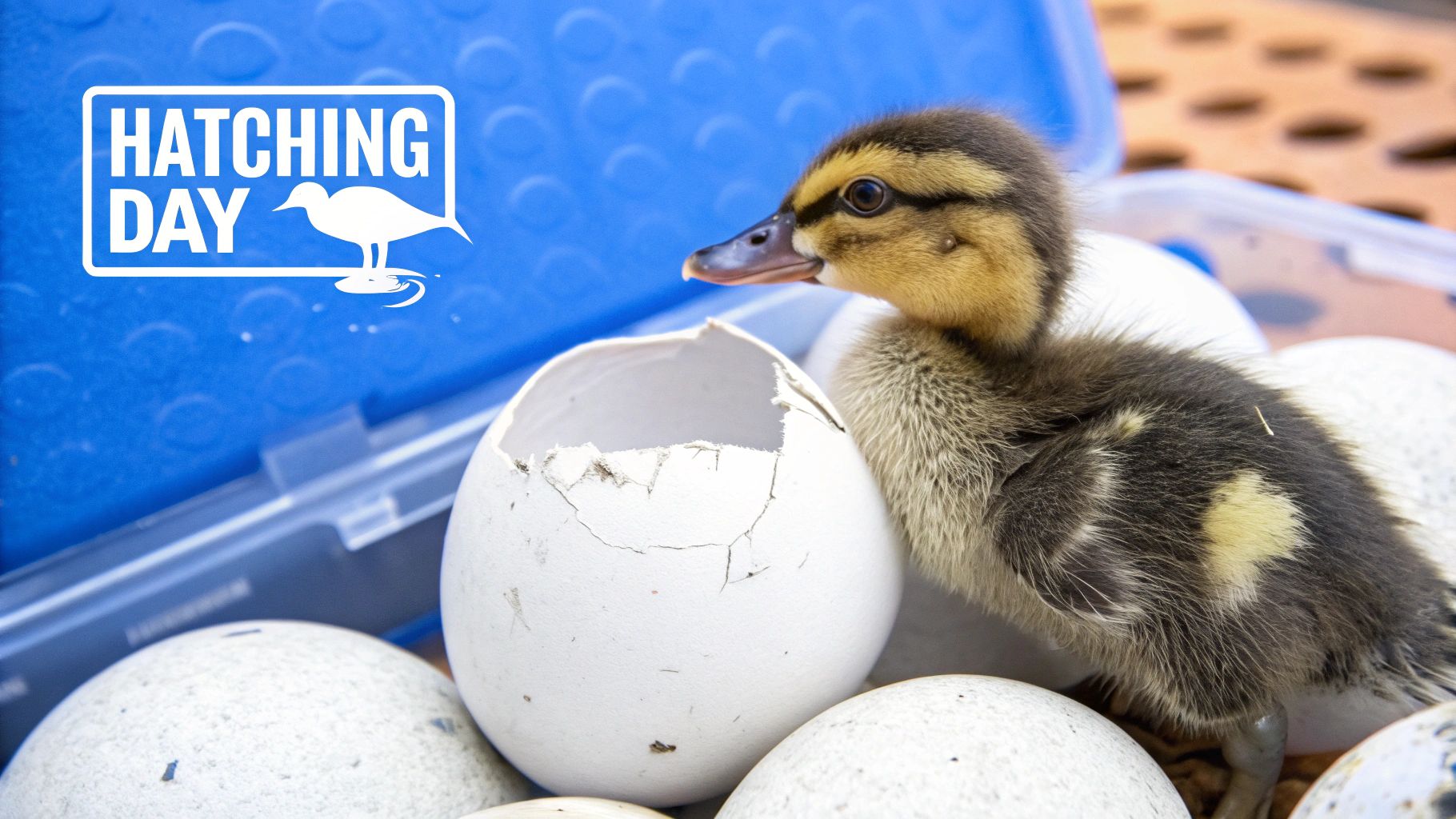 Monitoring duck egg temperature