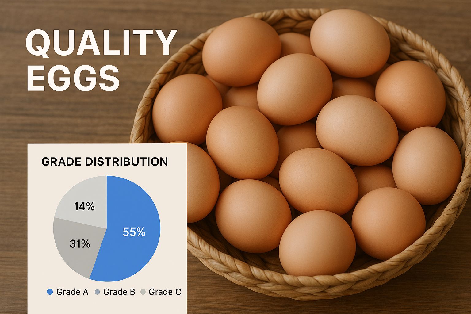 Infographic about raising chickens from eggs