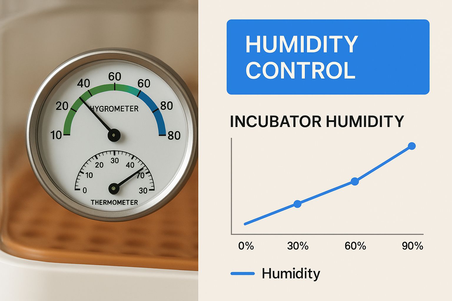 Infographic about how to hatch quail eggs