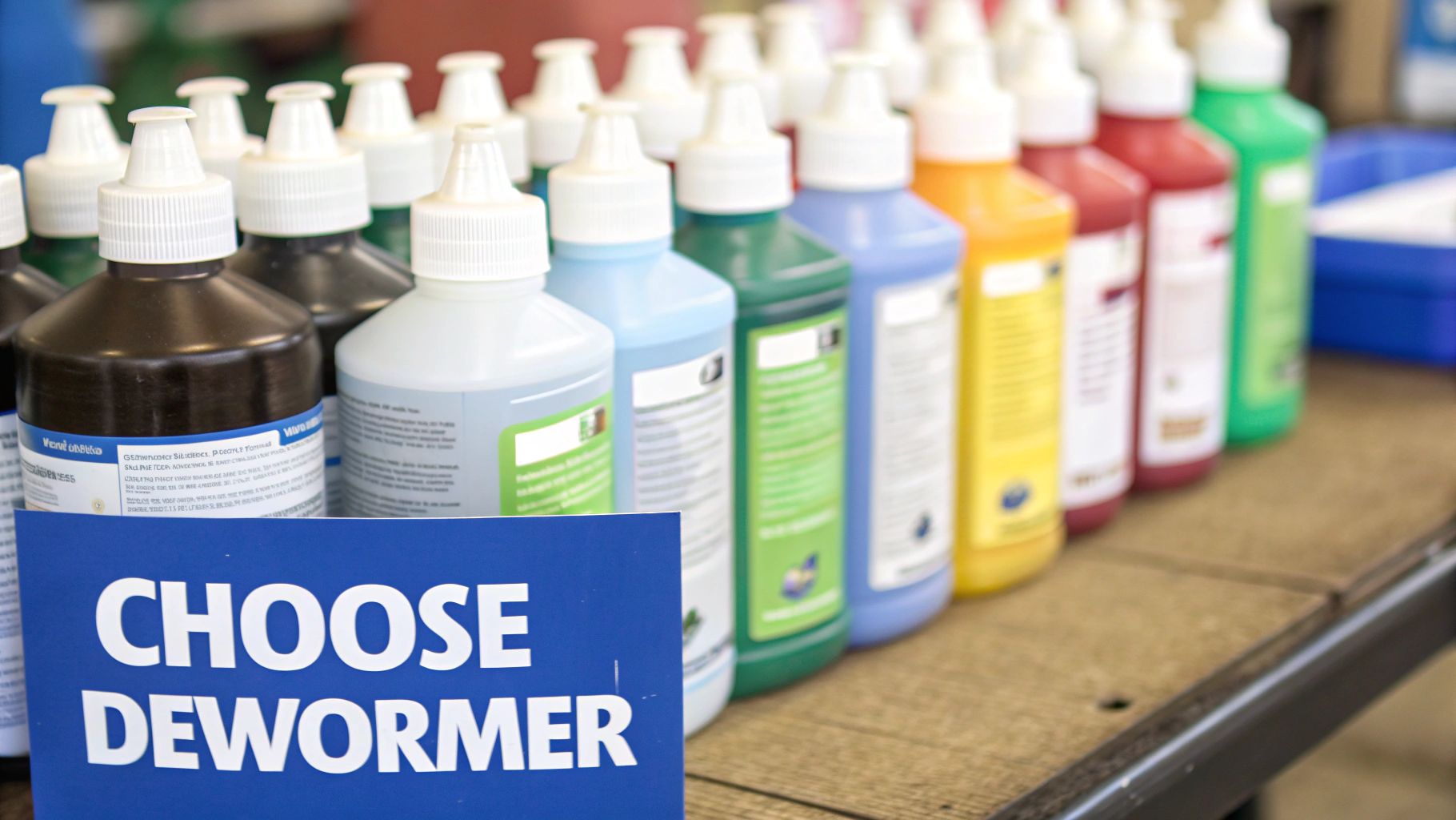 Chickens pecking at the ground