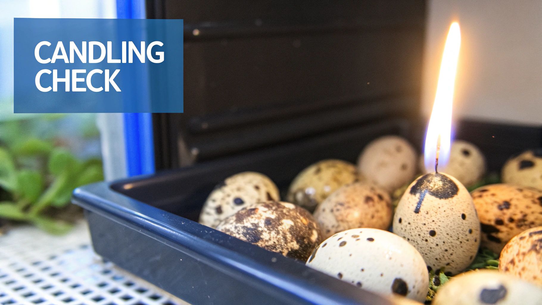 Éclosion de poussins de caille