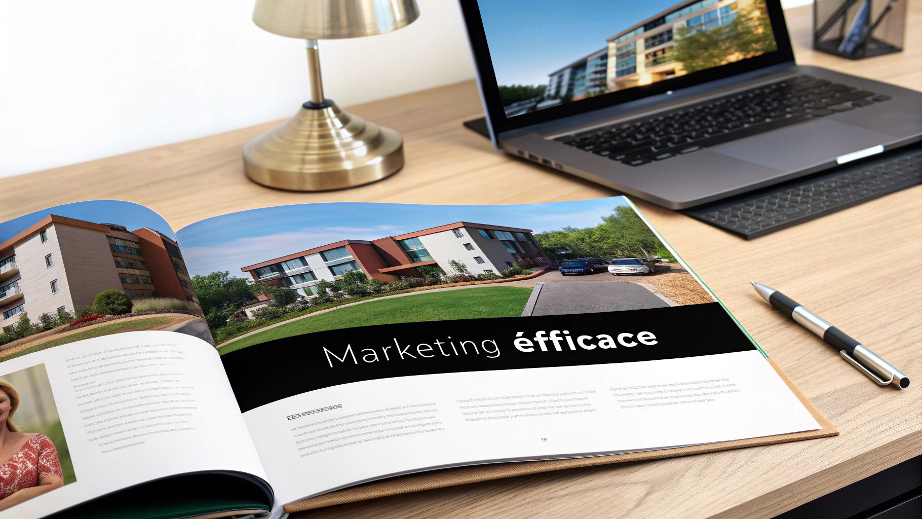 Une perspective 3D d'un projet immobilier utilisée dans un contexte marketing