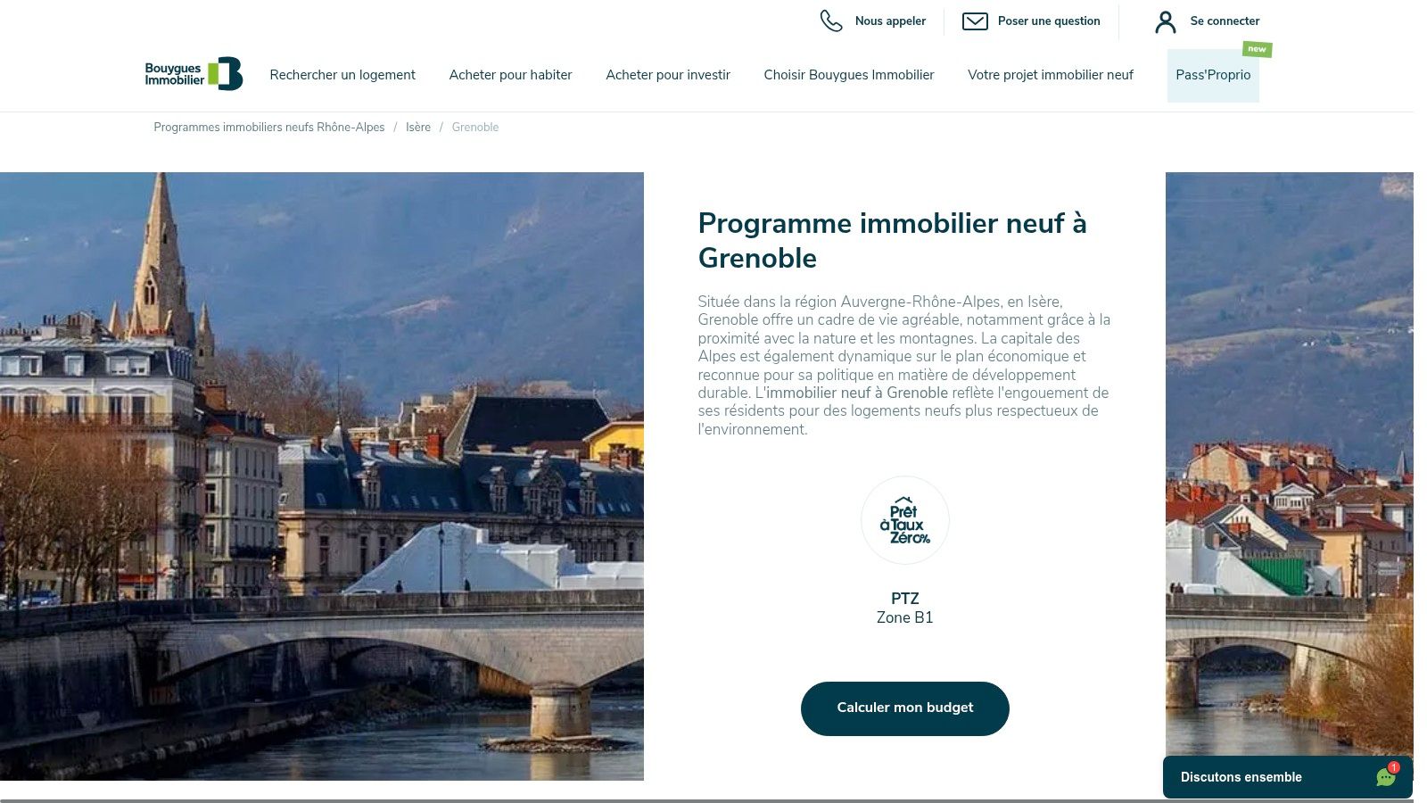 Bouygues Immobilier (programmes Grenoble)