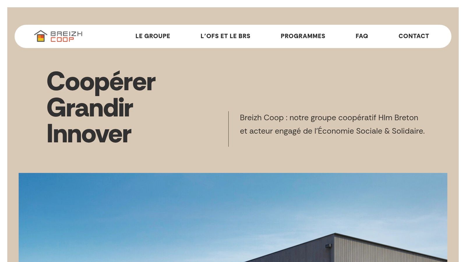 Le site institutionnel de Breizh Coop