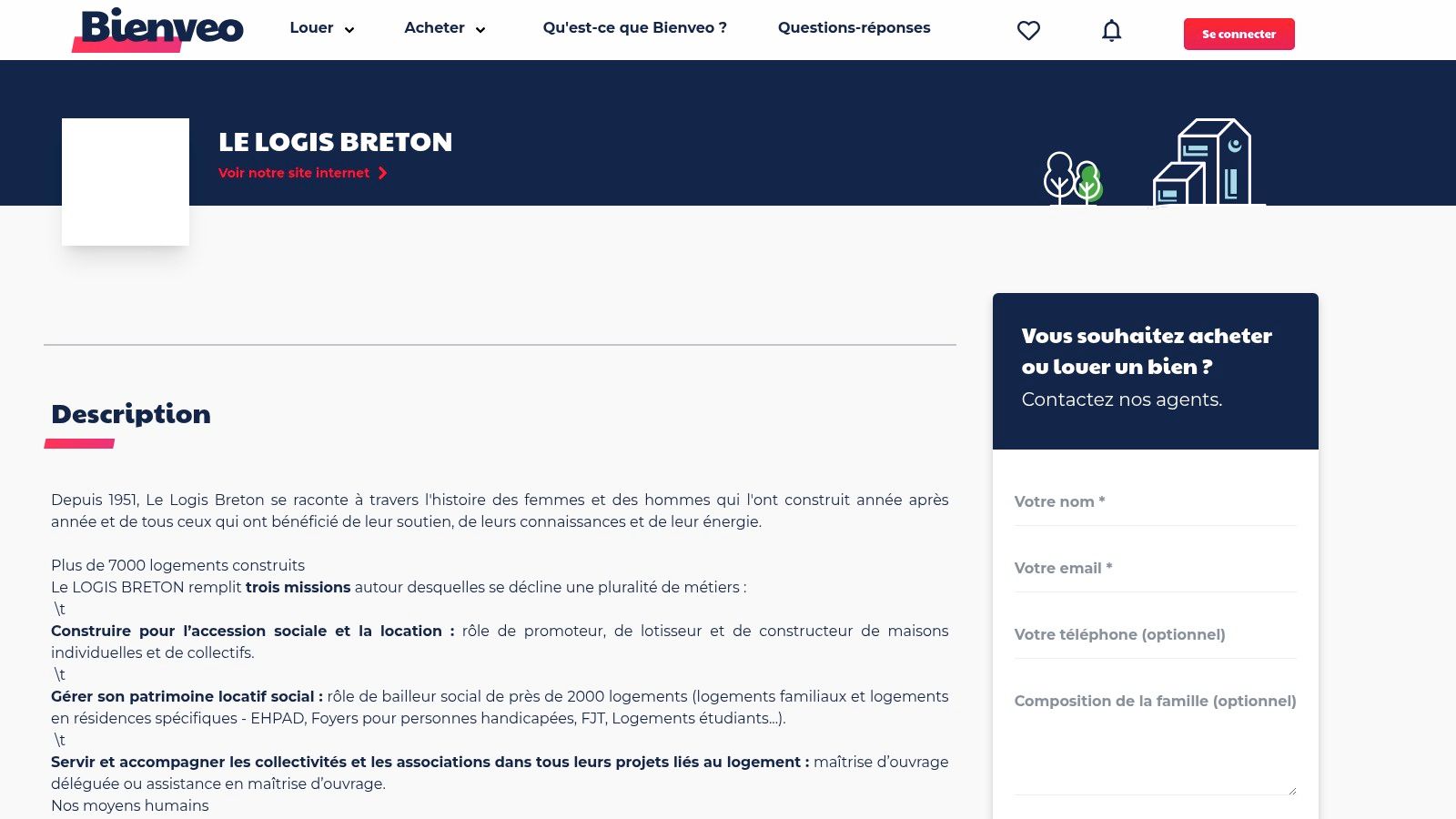 Bienvéo – page 'LE LOGIS BRETON'