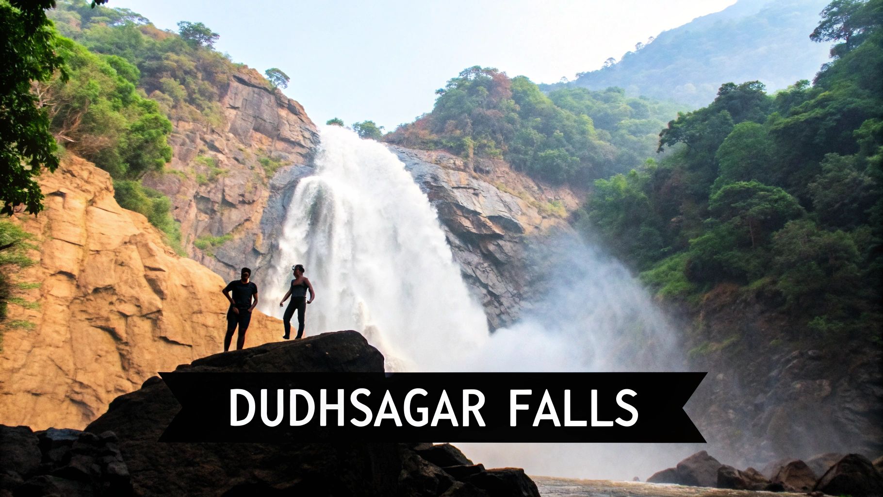 8 Unforgettable Goa Places for Honeymoon in 2025 3 Dudhsagar Waterfall (Inland Adventure Destination)