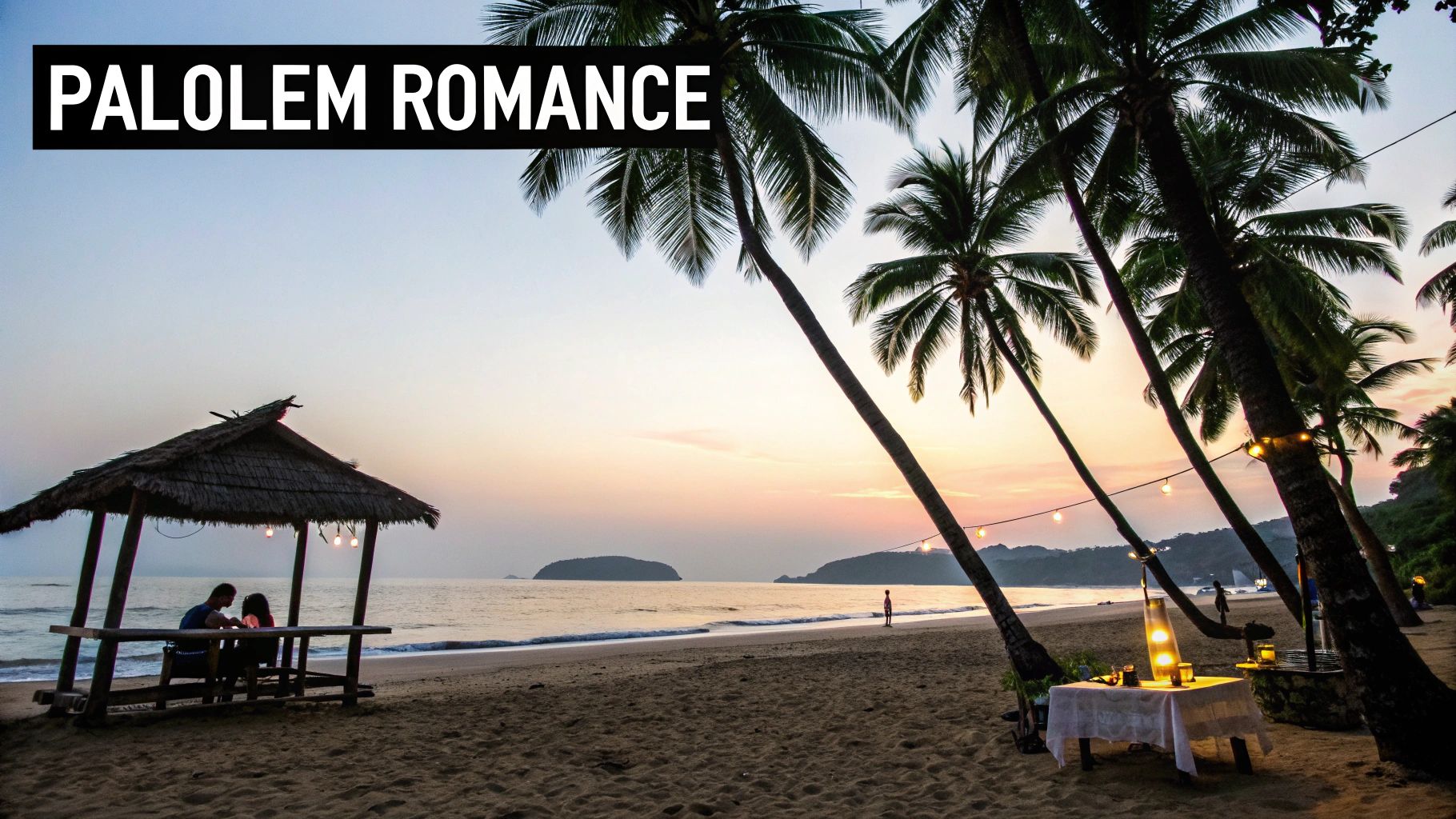 8 Unforgettable Goa Places for Honeymoon in 2025 2 Palolem Beach