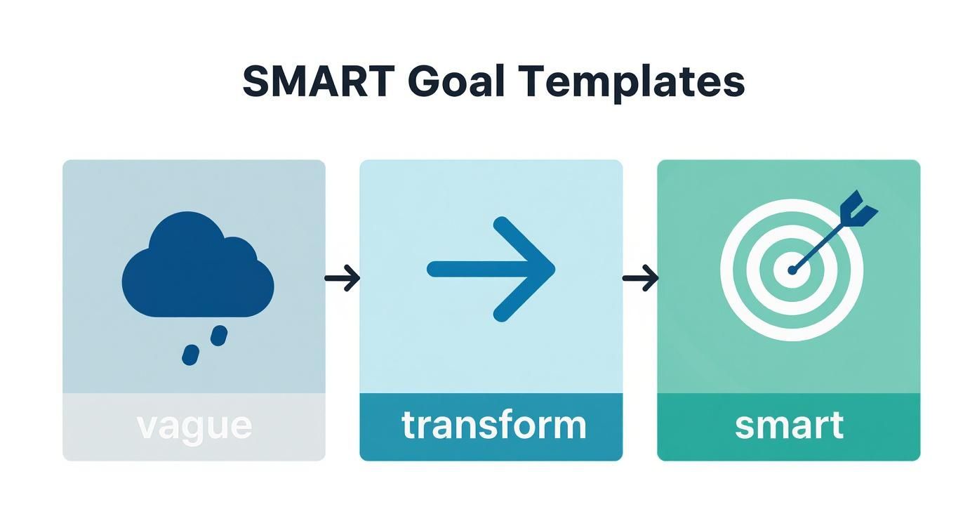 Infographic about smart goals framework