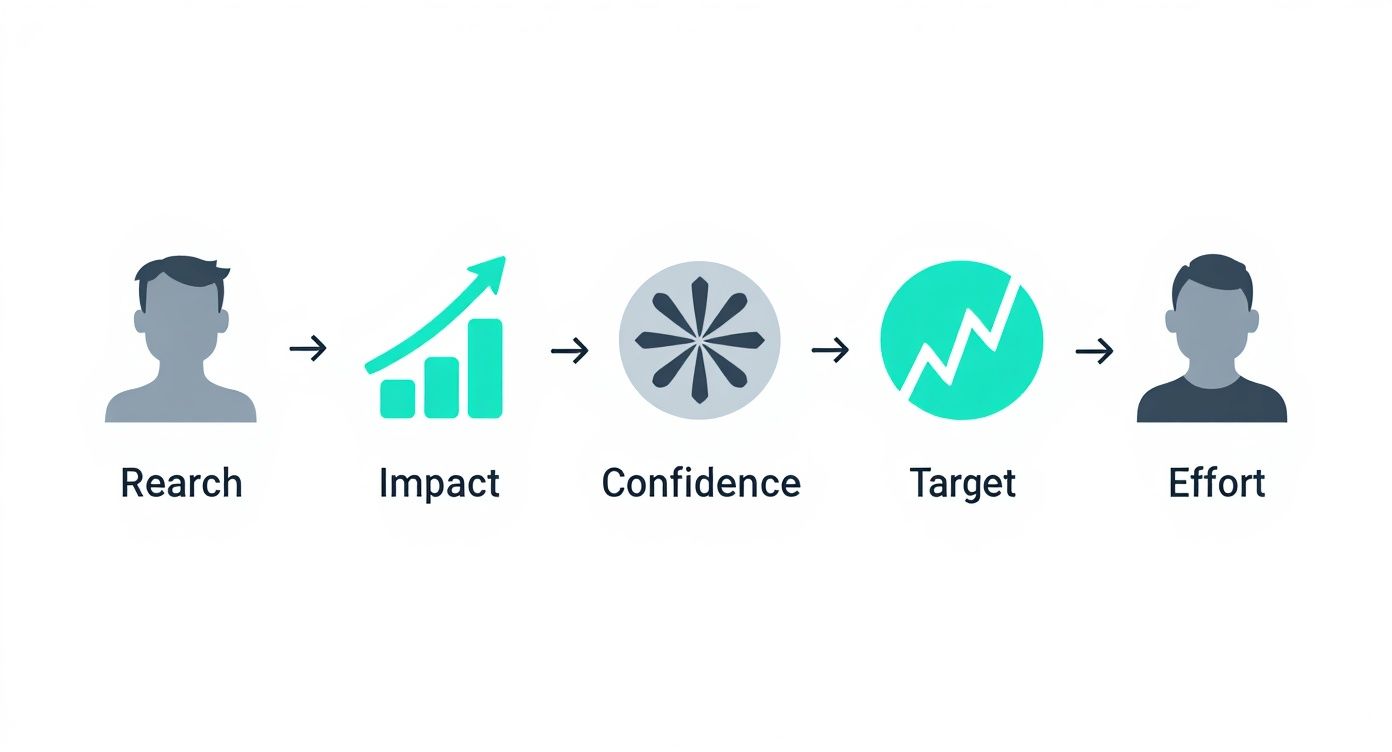 Infographic about rice prioritization framework