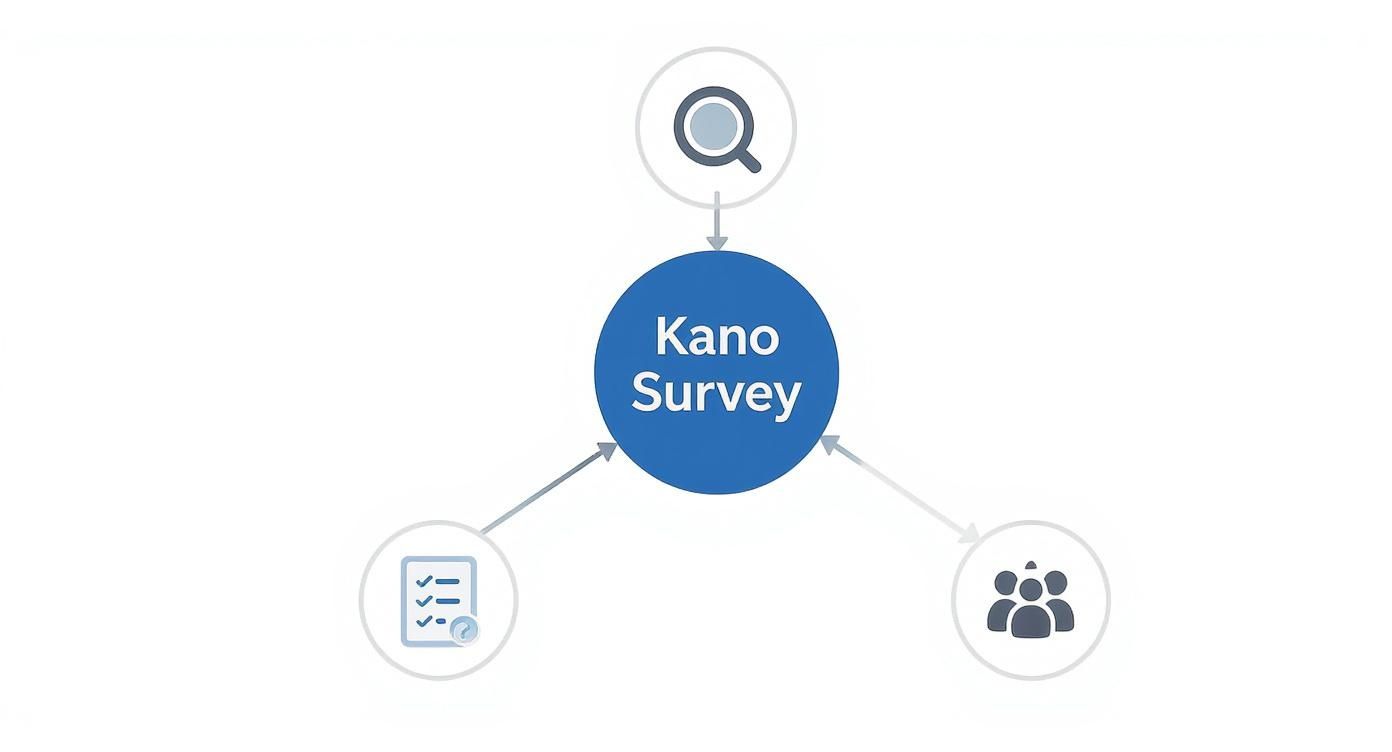 Infographic about kano model