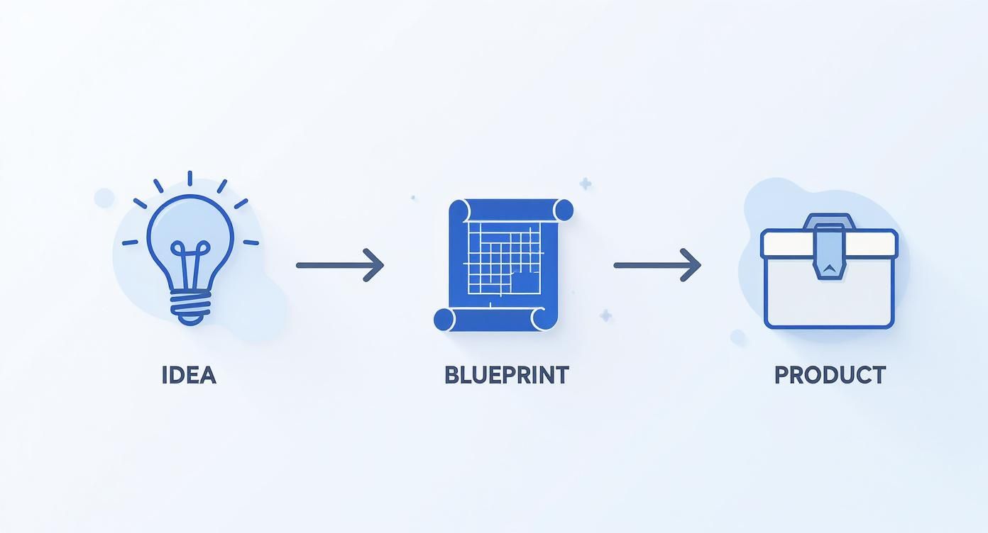 Infographic about concept development