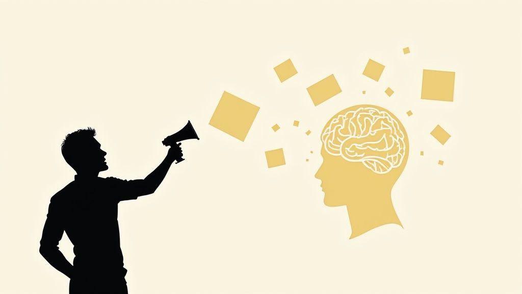 A developer collaborating with an AI, visually representing the concept of vibecoding.