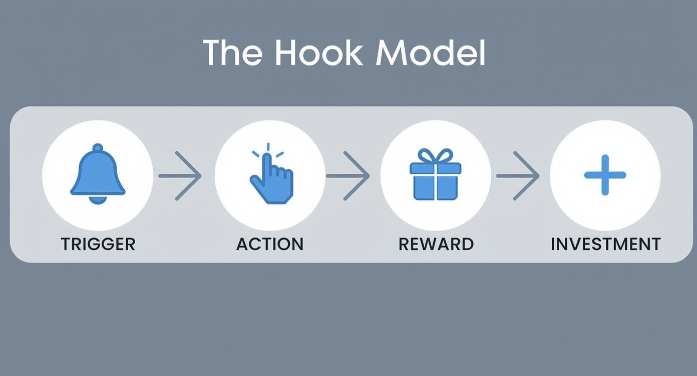 Infographic about hook model